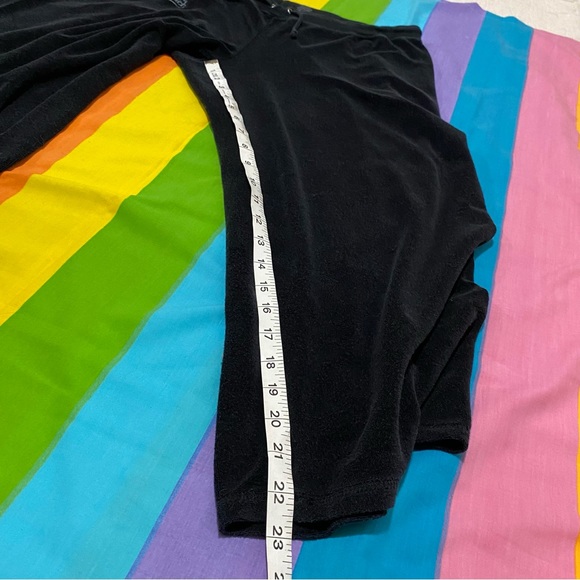 Von Dutch Logo Ankle Cropped Sweat Pants Loose Fit Baggy Low Rise Hip Hugger Lrg - Picture 11 of 11